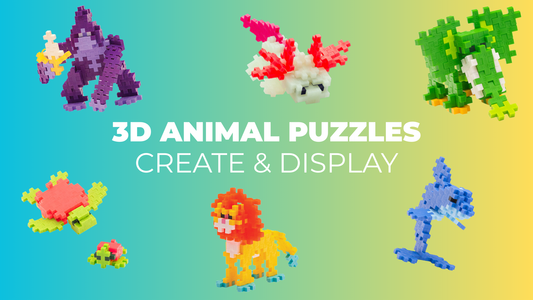 Examples of 3D animal puzzles