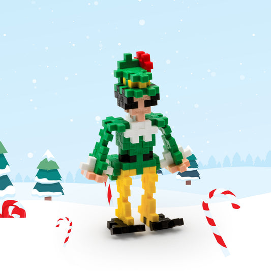 Build a Christmas Elf With Plus-Plus