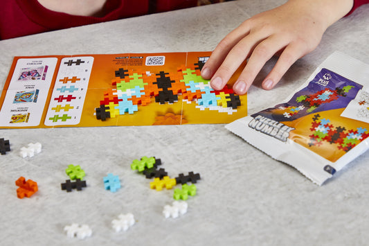 Learn to Build: Plus-Plus 2D Patterns