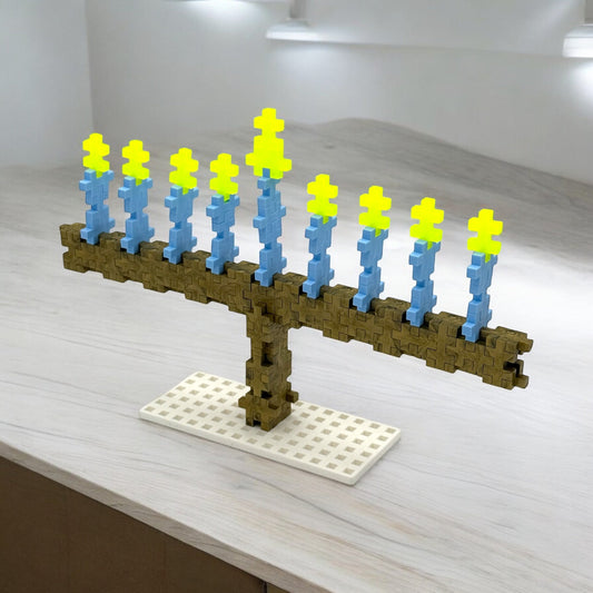 Build a Menorah With Plus-Plus