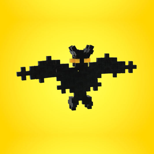 A 3D Bat made with Plus-Plus blocks