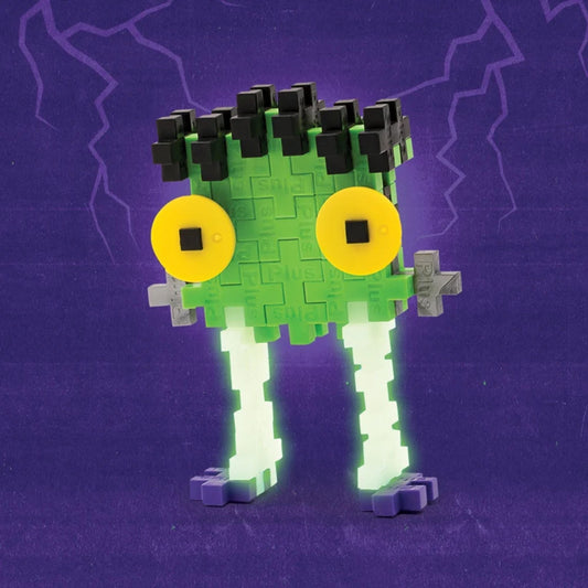 A 3D Bolt Creepy Critter made with Plus-Plus blocks