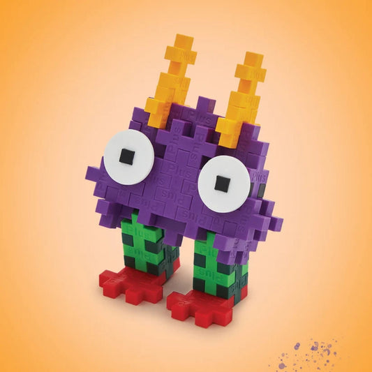 A 3D Gub Critter made with Plus-Plus blocks