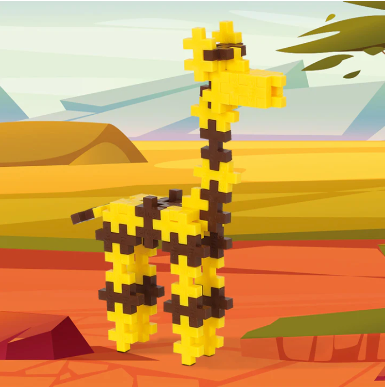 How to Make a Plus-Plus Giraffe in One Minute