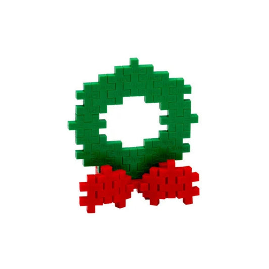 Build a Holiday Wreath With Plus-Plus