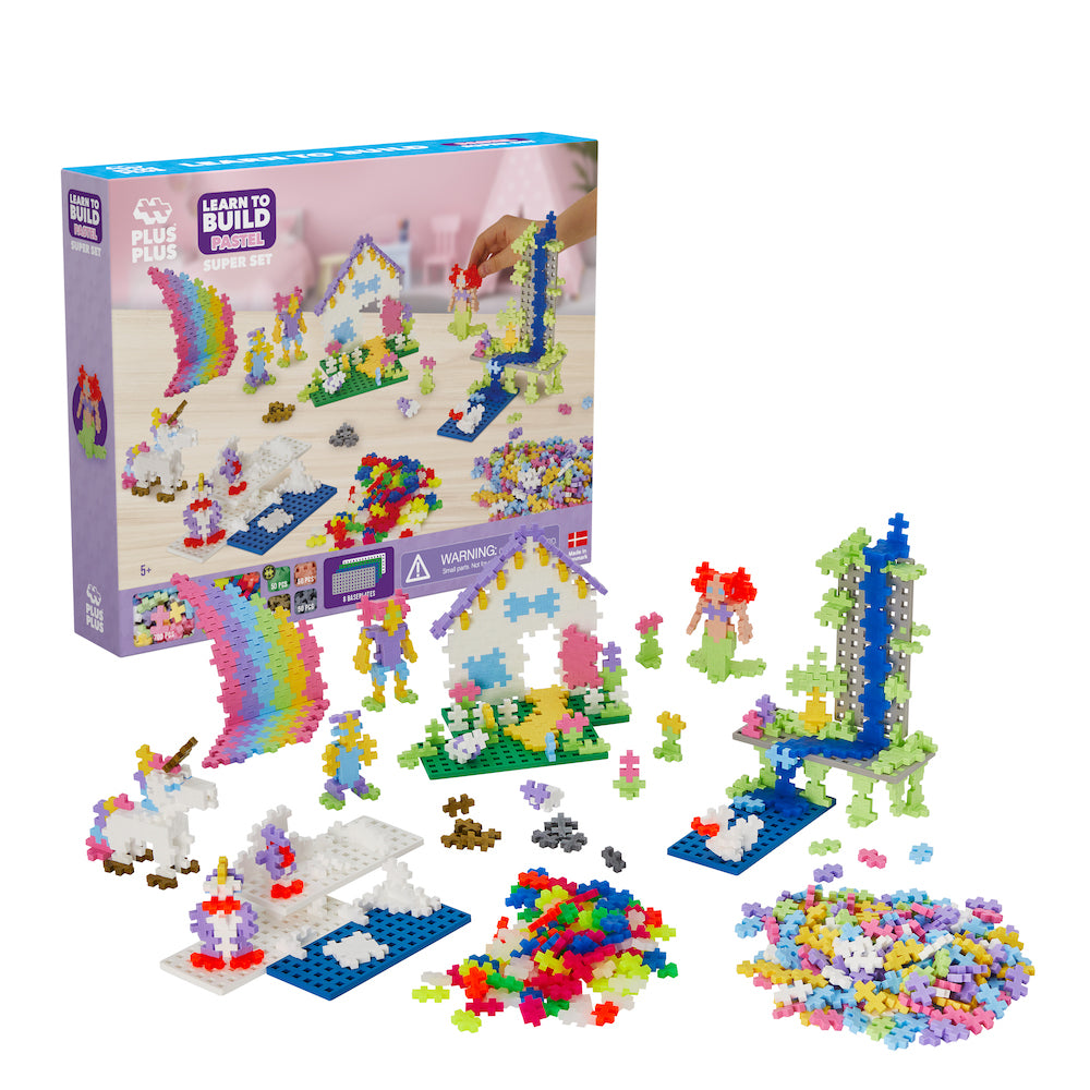 1200-Piece Plus-Plus® Basic Learn To Build Super Set Plus-Plus - Babyshop