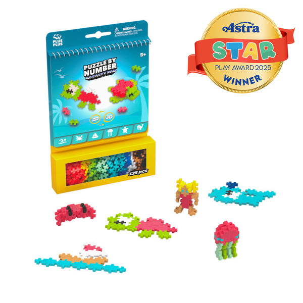 Puzzle By Number® Activity Pad - Ocean – Plus-Plus USA