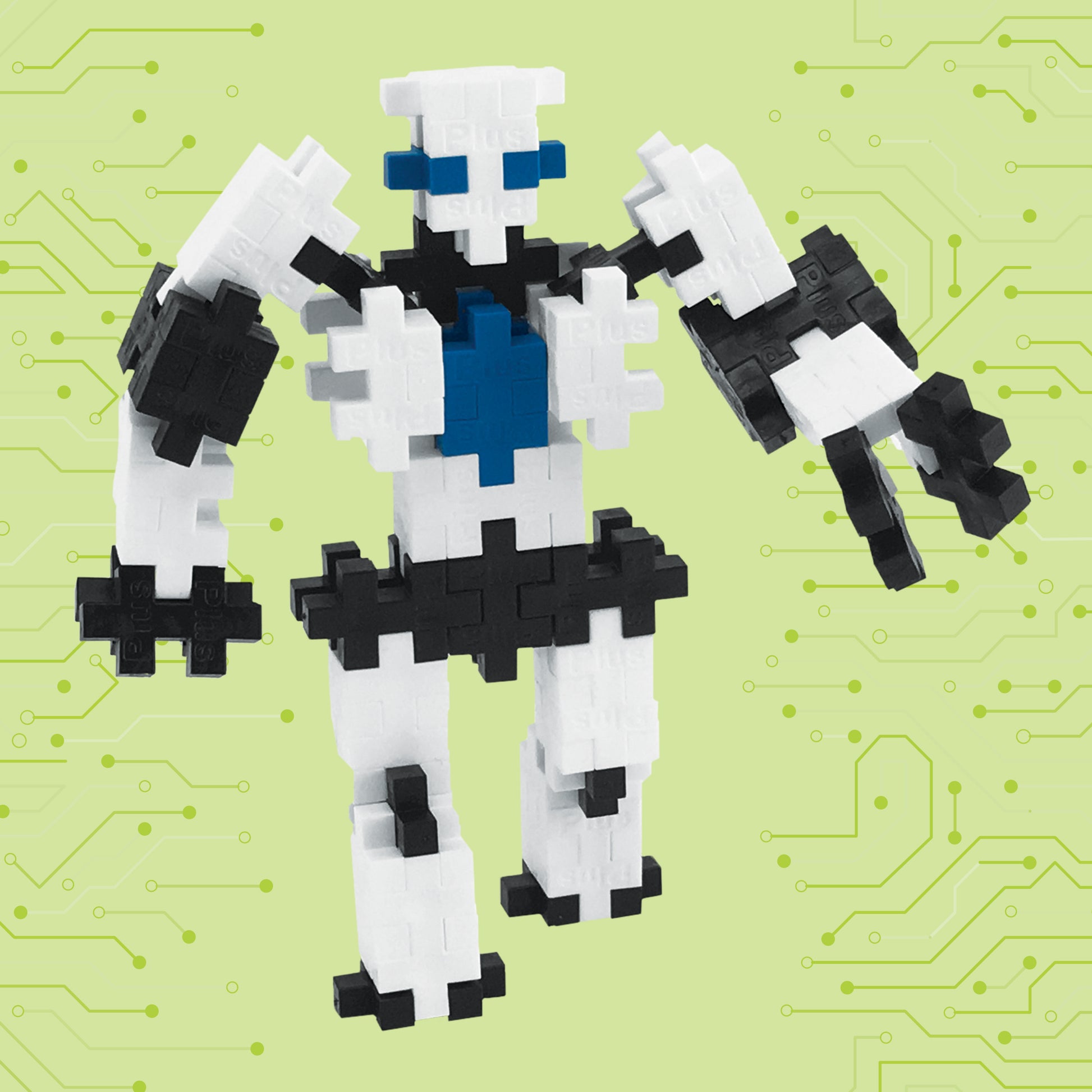 Caixa Plus-Plus Neon Robot 70 Peças | Loja da Criança Caixa Plus-Plus Neon Robot 70 Peças | Loja da Criança