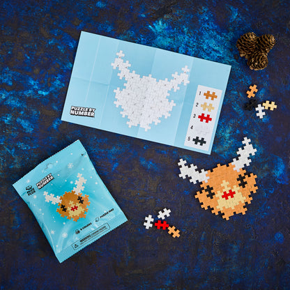 Puzzle by Number® Holiday - 40 pc Reindeer