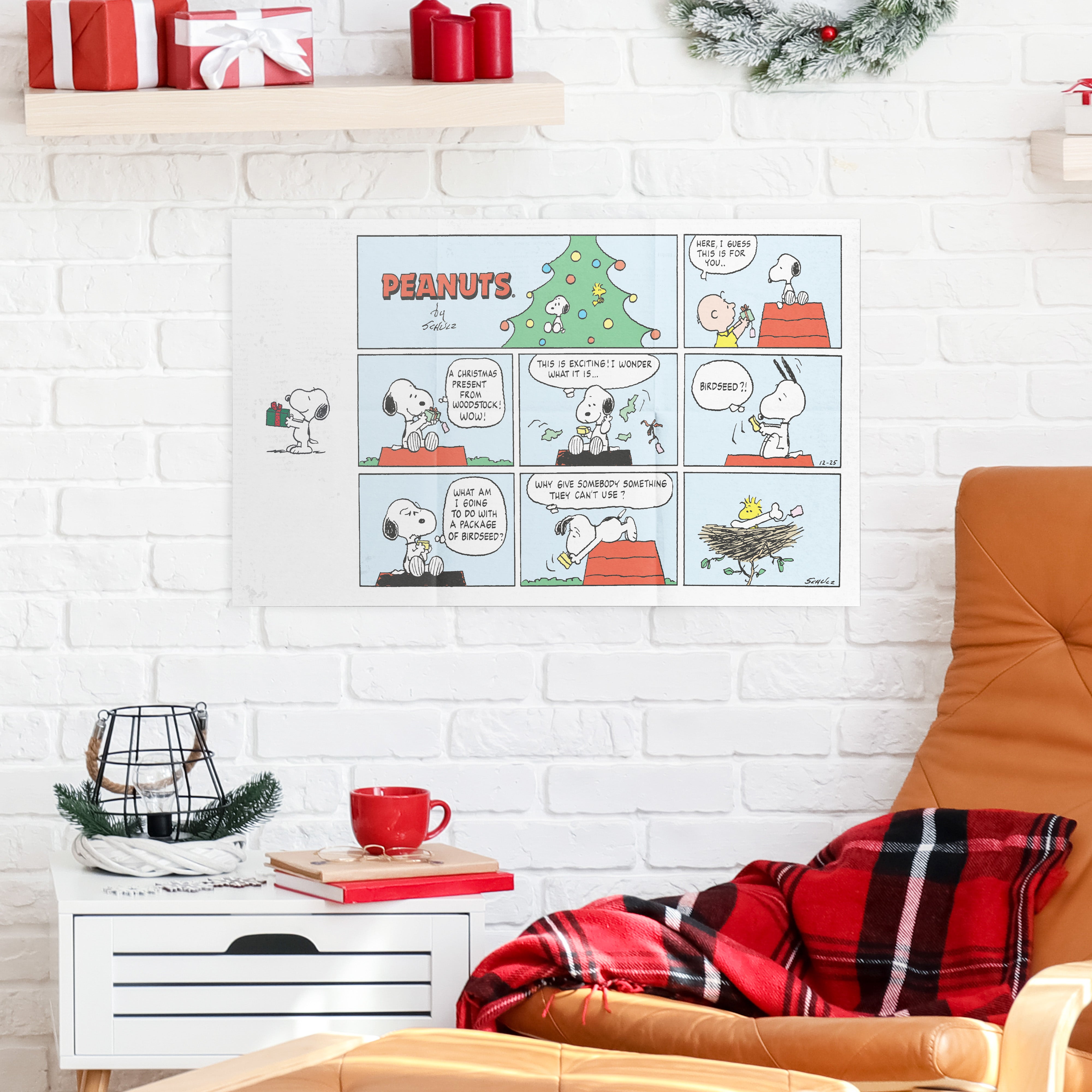 Santa Snoopy - 275 pc Puzzle By Number® – Plus-Plus USA