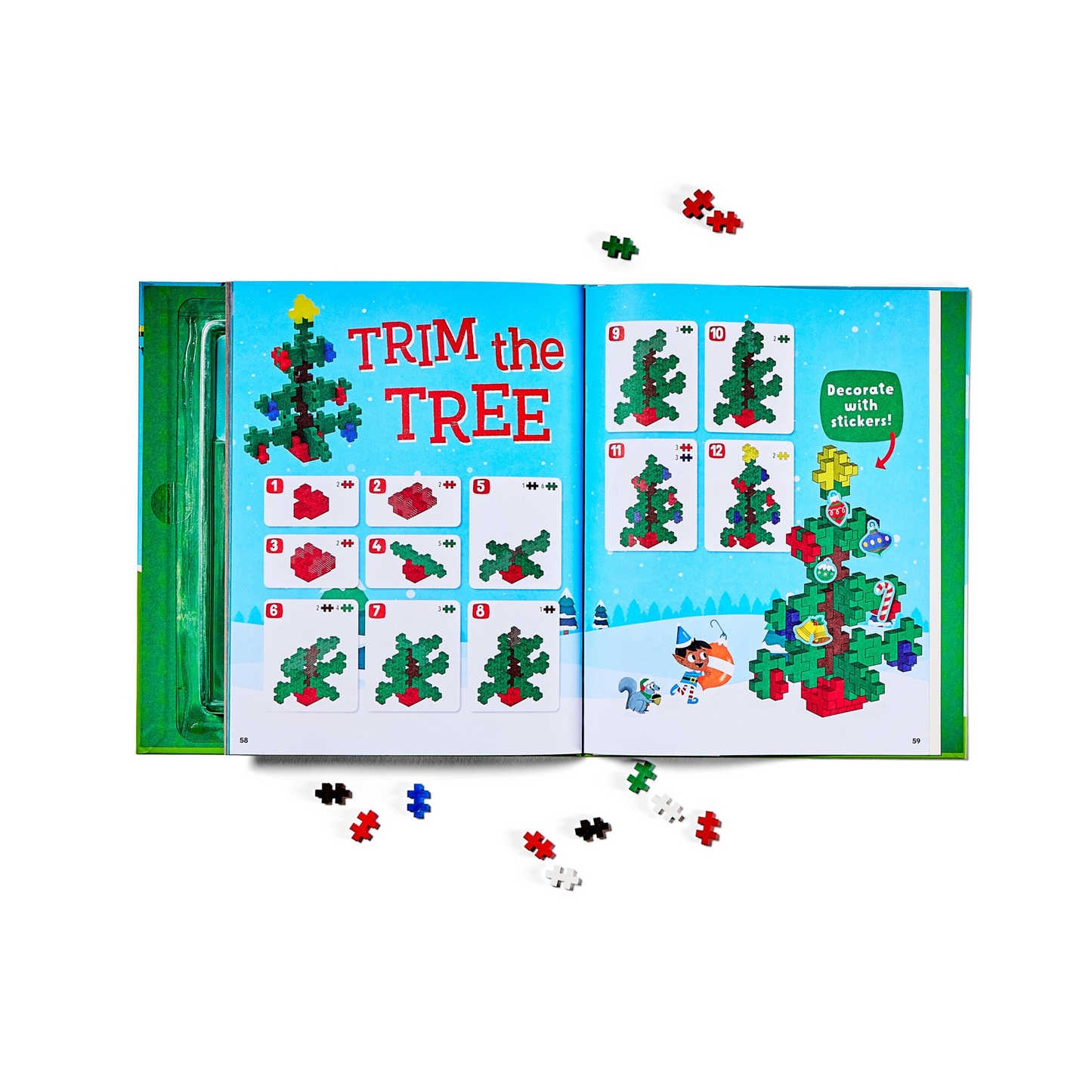 Highlights x Plus-Plus: Christmas Puzzle and Play