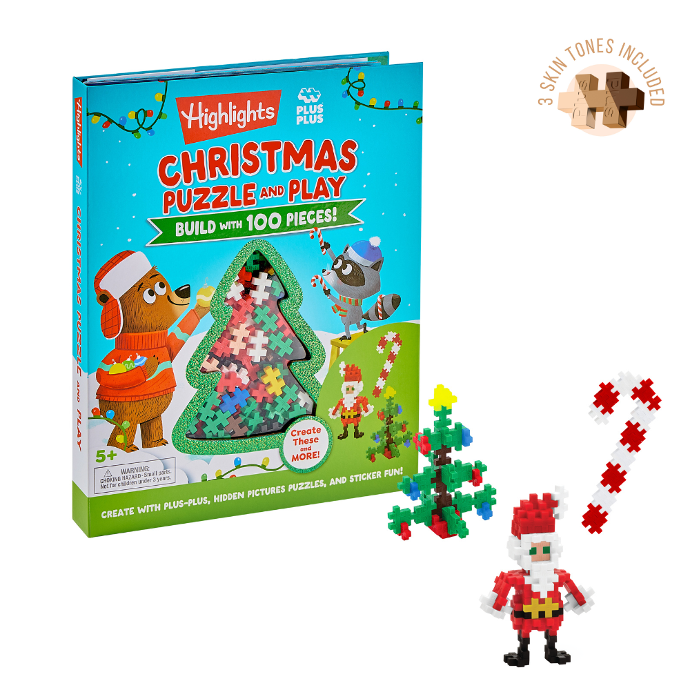 Highlights x Plus-Plus: Christmas Puzzle and Play