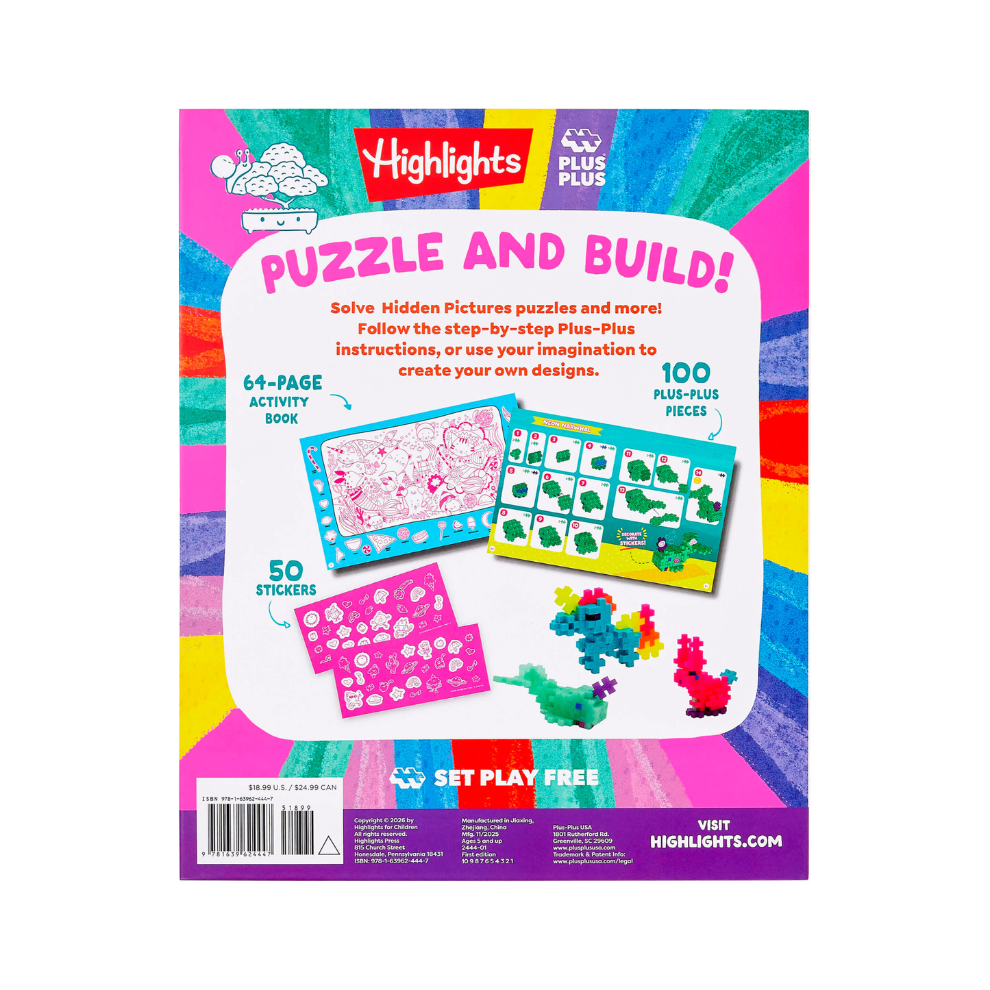 Highlights x Plus-Plus: Neon Super Cute