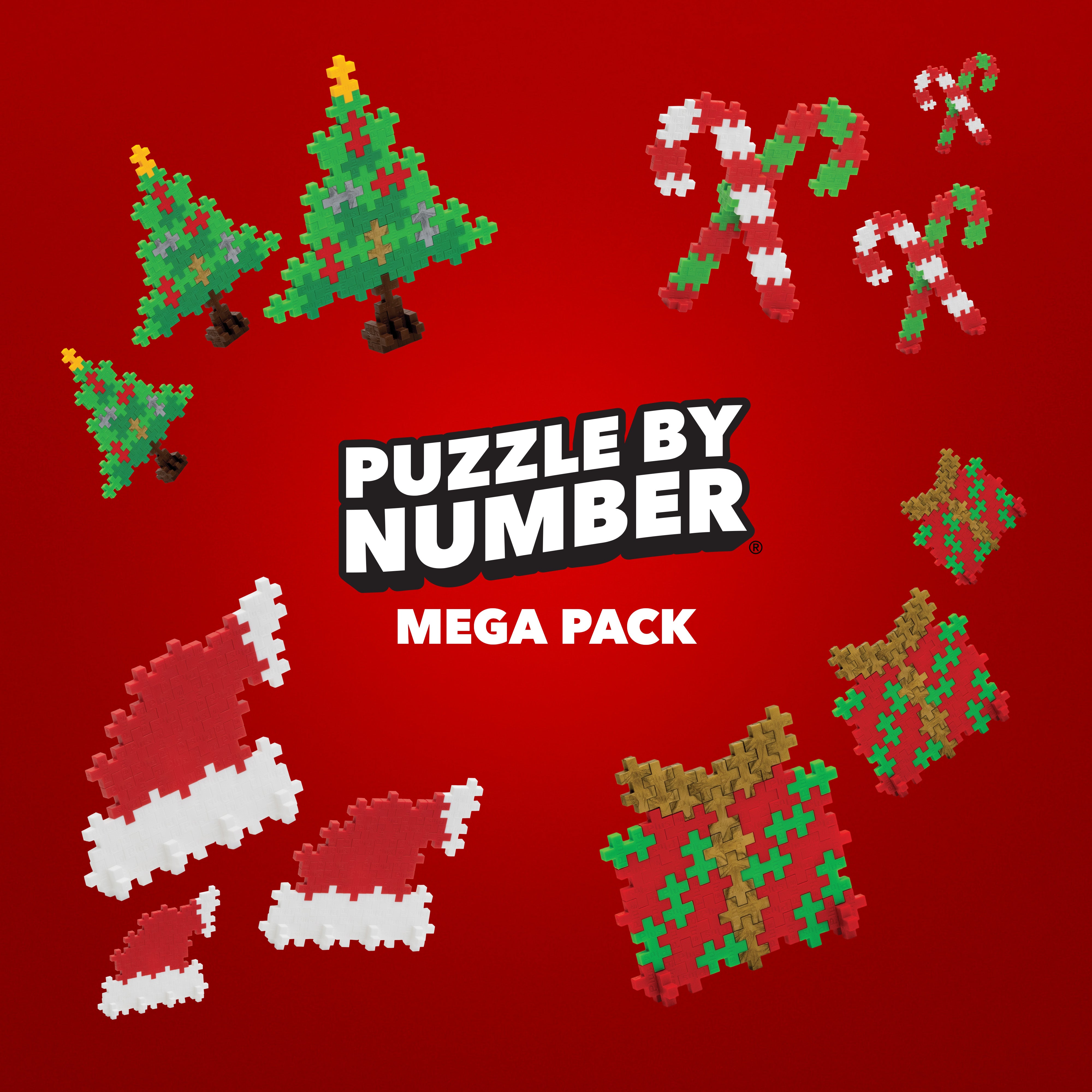 Puzzle by Number® – Holiday Fun Mega Pack – Plus-Plus USA