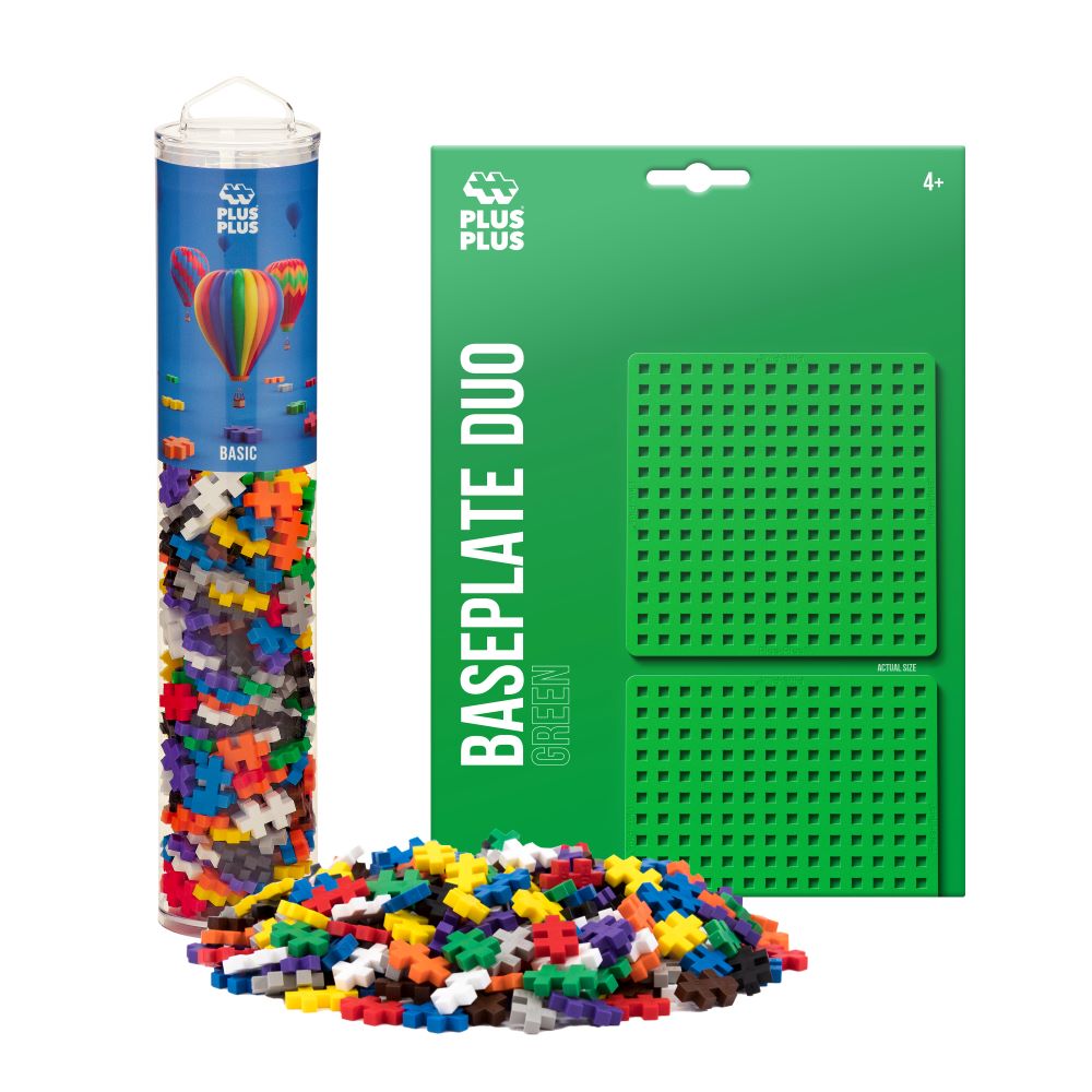 Bundle - 240 pc Basic Tube &amp; Baseplate Duo-Green