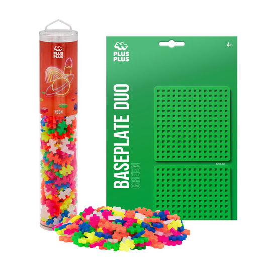 Baseplate Duo and 240 pc Tube - Neon
