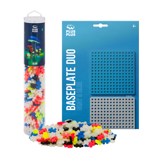 Baseplate Duo and 240 pc Tube - Glow