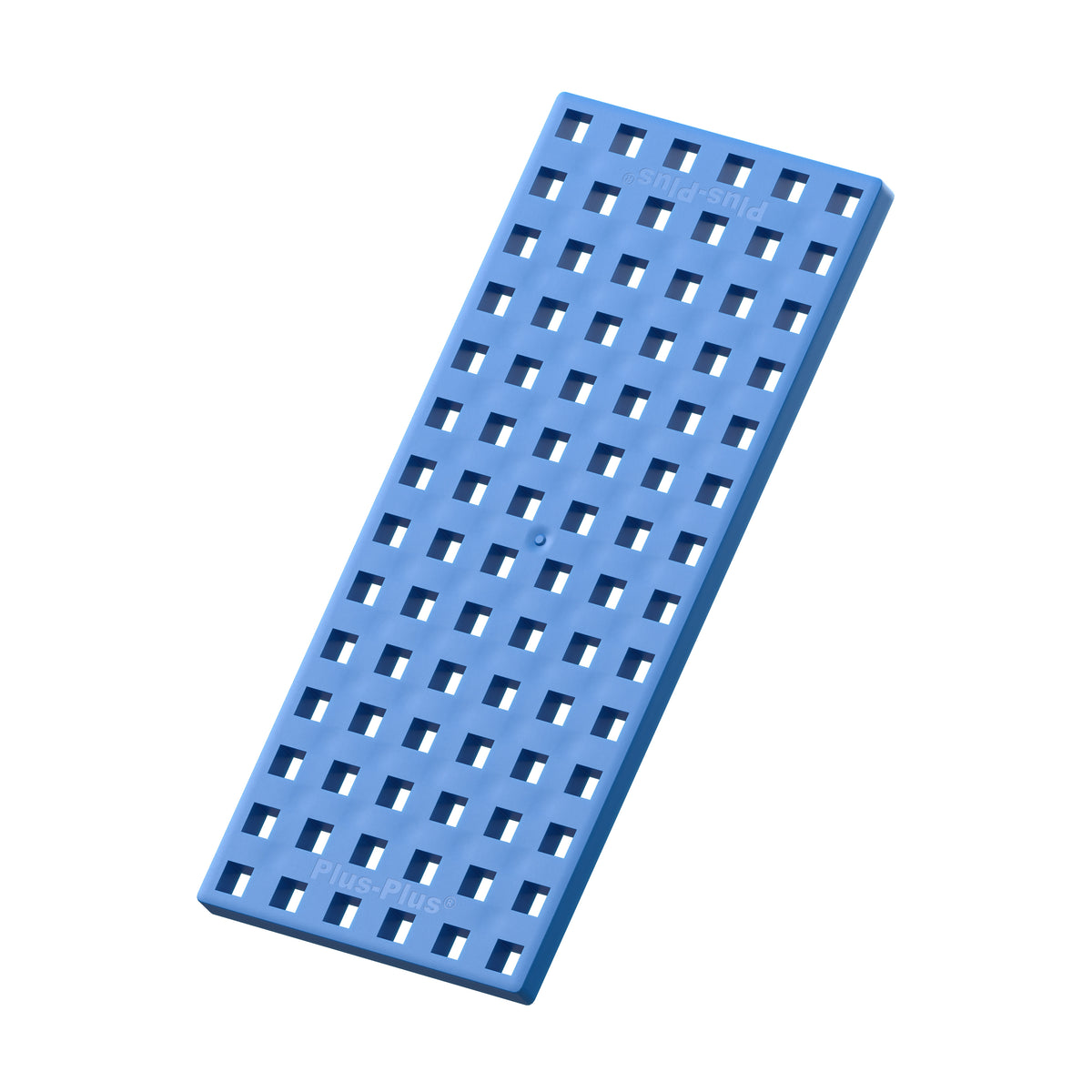 Blue rectangle Plus-Plus baseplate