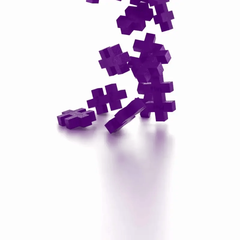 25 pc BIG Bulk Bag - Glitter Purple