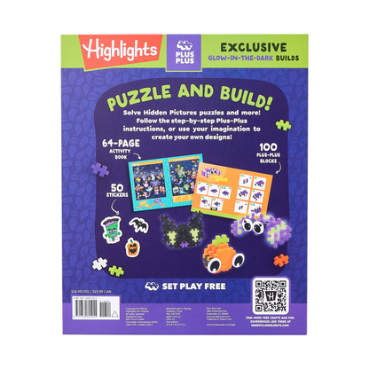 Highlights x Plus-Plus: Halloween Puzzle and Play