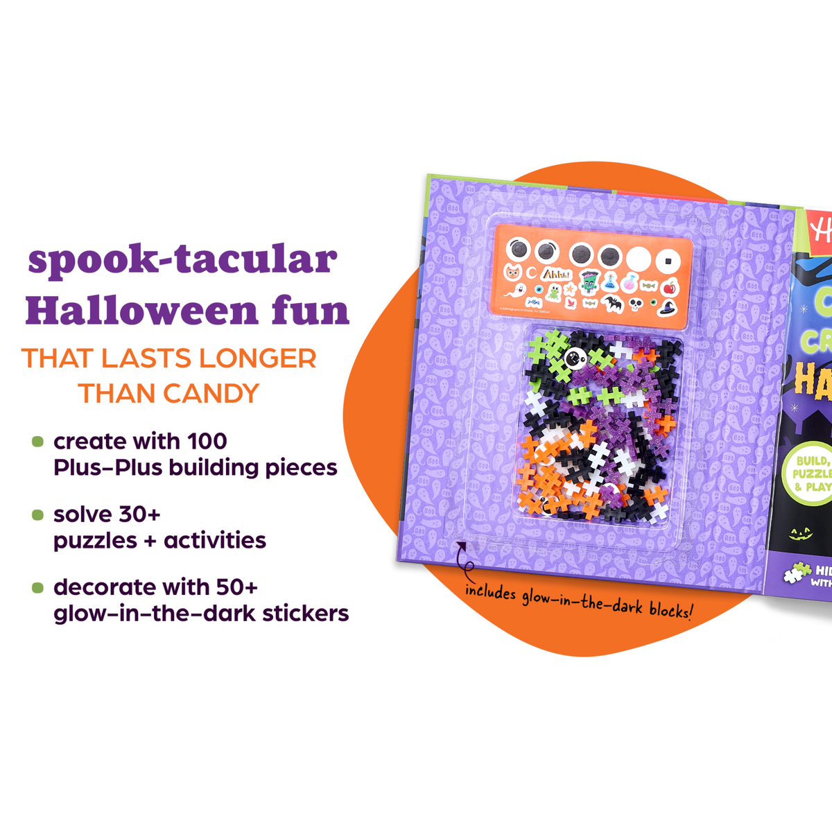 Highlights x Plus-Plus: Halloween Puzzle and Play