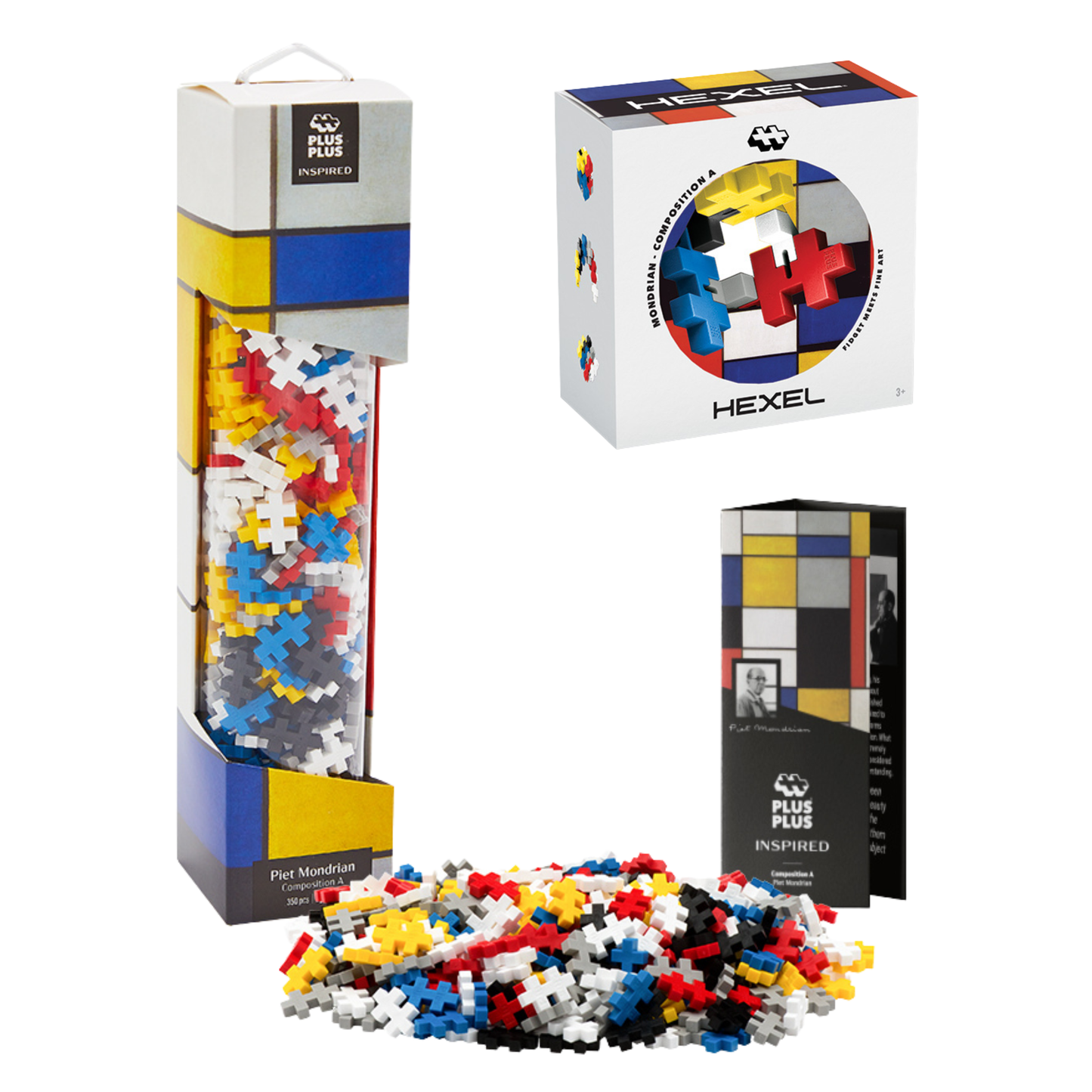 Inspired - Mondrian - Composition A - Collector's Bundle