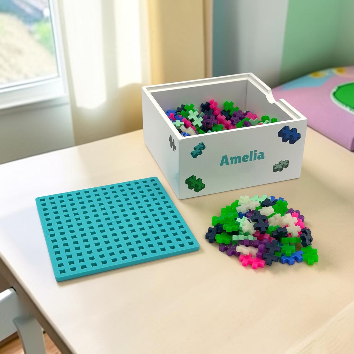 Personalized BOKS + 300 pc custom mix and baseplate