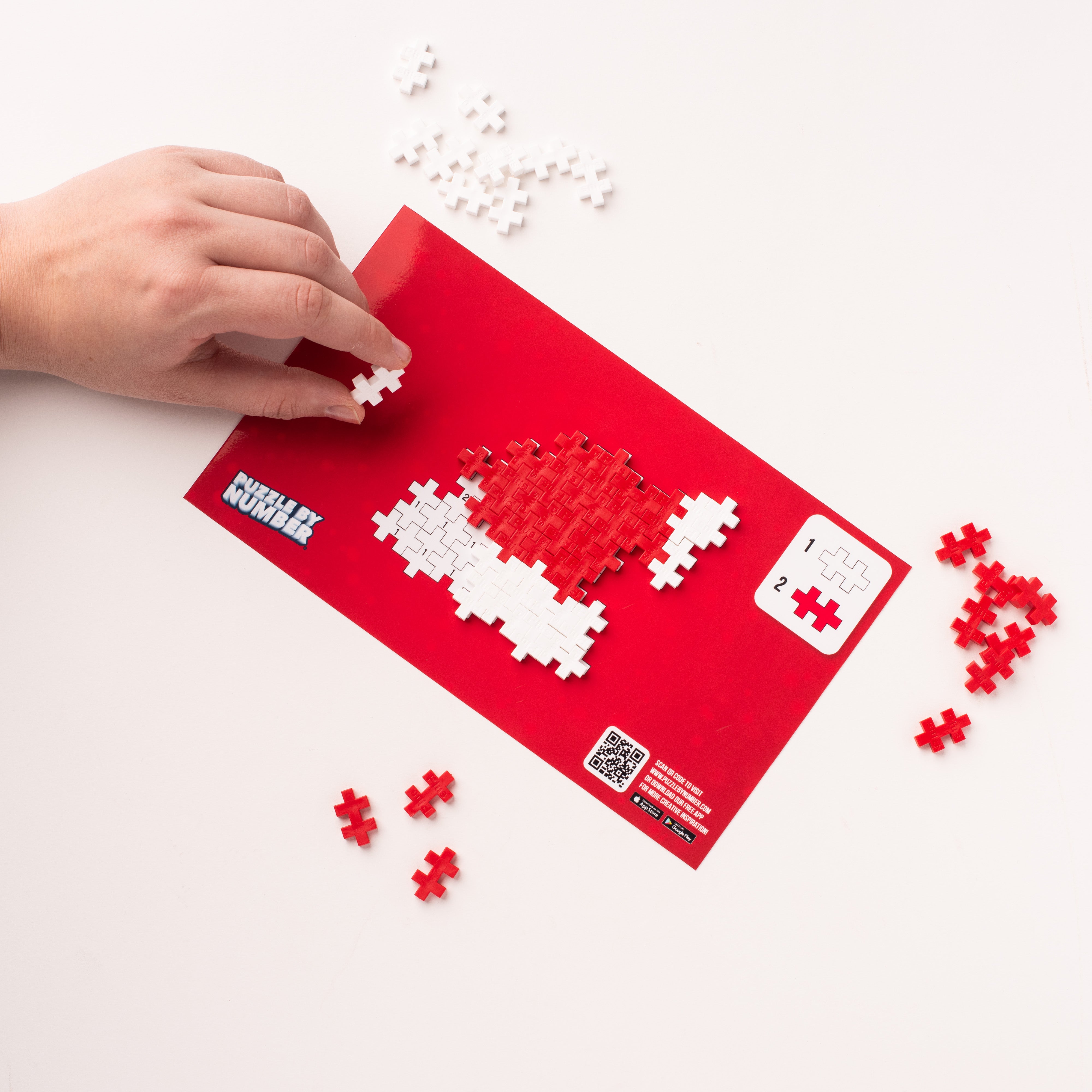 Puzzle by Number® Holiday - 40 pc Santa Hat – Plus-Plus USA