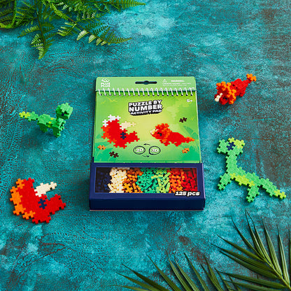 Puzzle By Number® Activity Pad - Dinosaurs