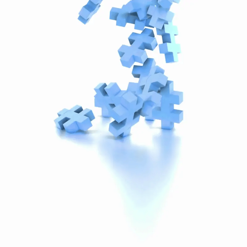 25 pc BIG Bulk Bag - Pastel Blue