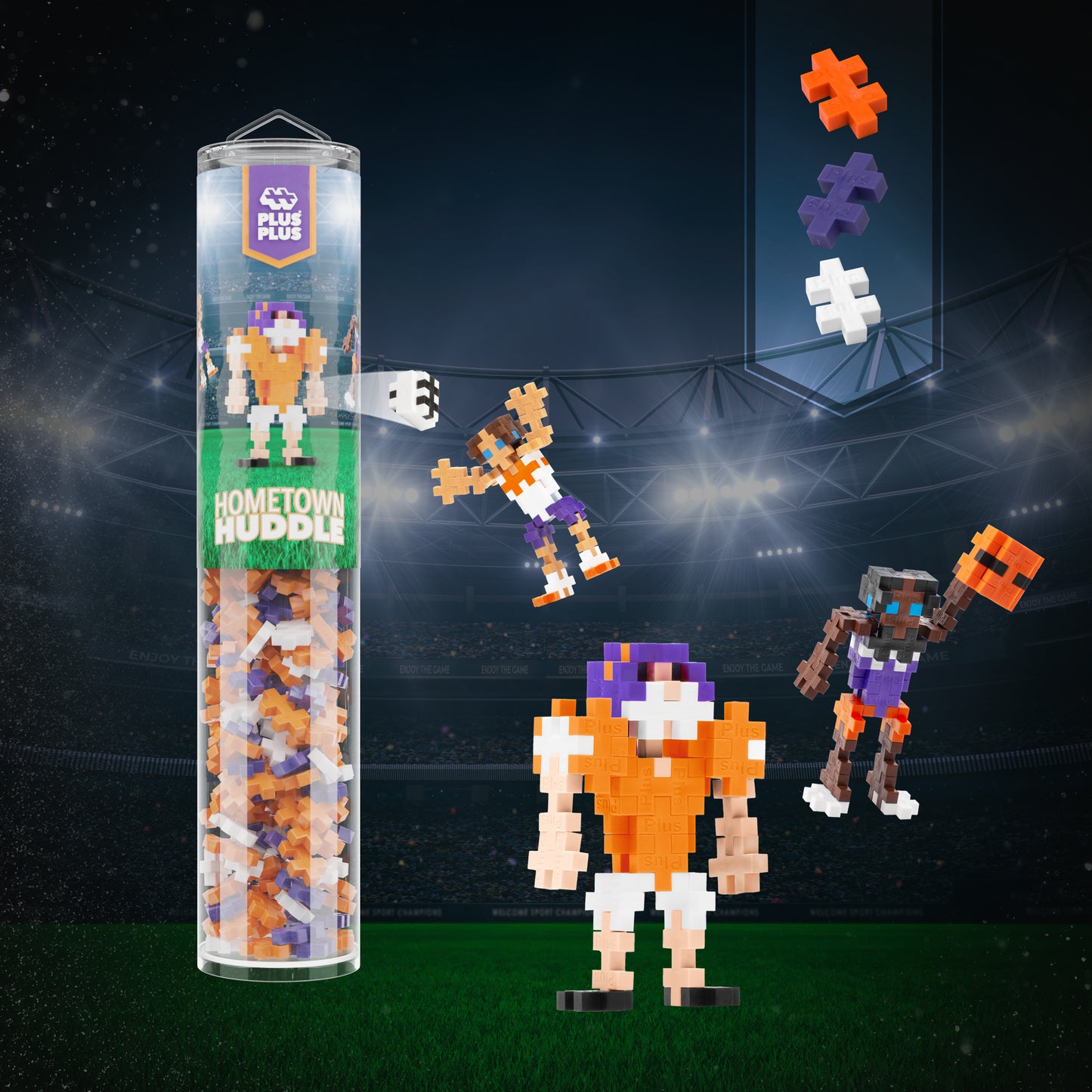 Hometown Huddle - Orange, Purple, White