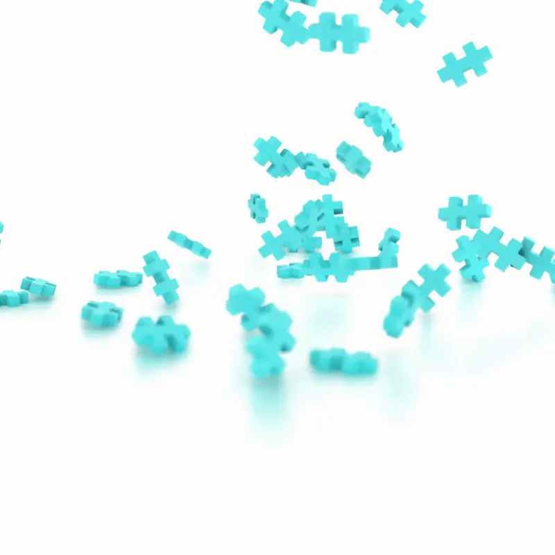 150 pc Bag - Turquoise