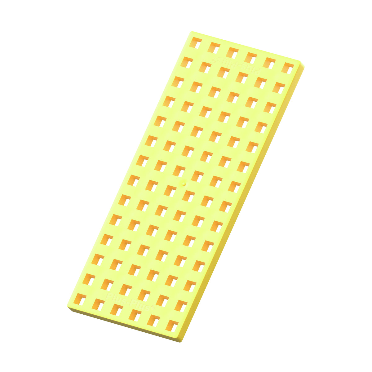 Yellow rectangle Plus-Plus baseplate