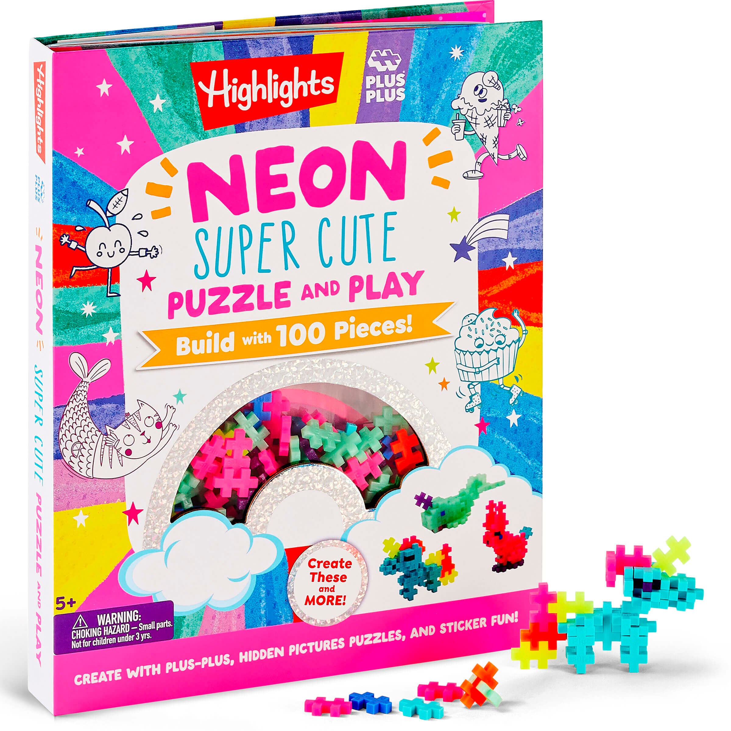 Highlights x Plus-Plus: Neon Super Cute – Plus-Plus USA