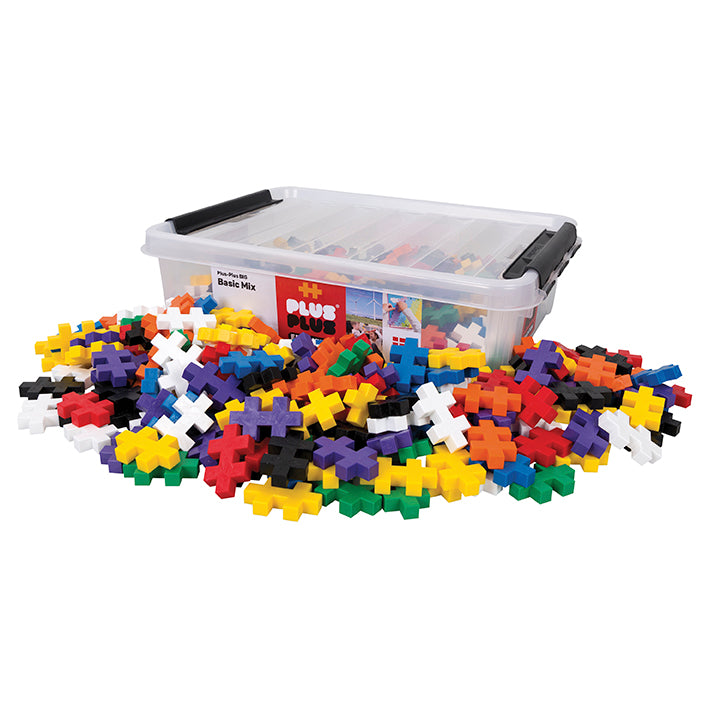 Plus-Plus Big Basic Mix in Tub, 200 Pieces