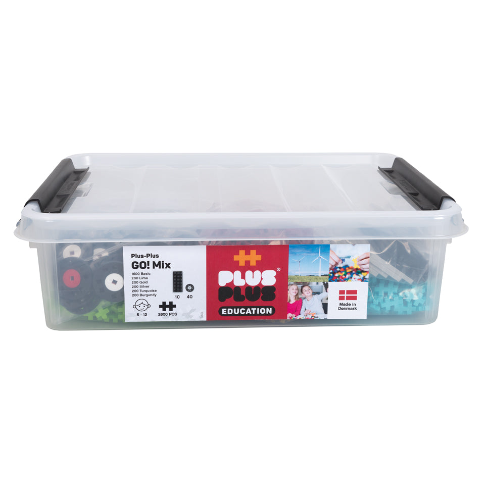 GO! Educational Tub - 2600 pc / 10 chassis / 40 wheels