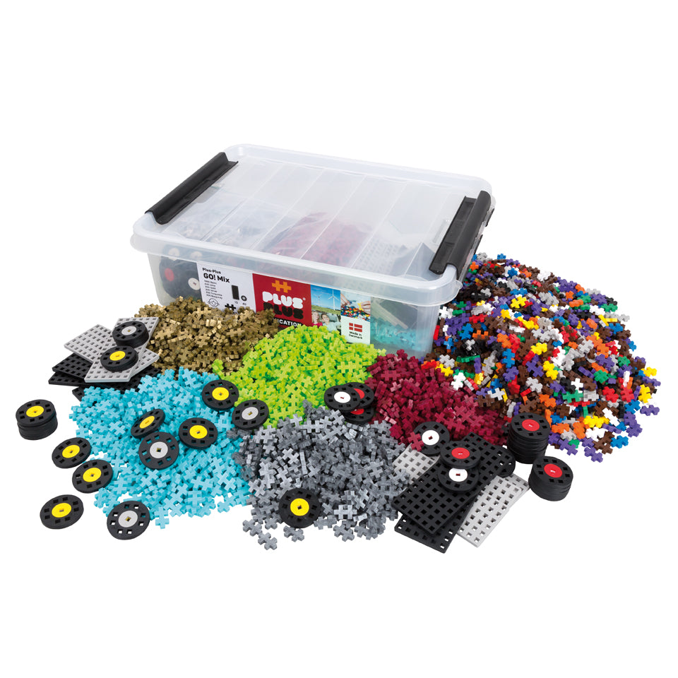 GO! Educational Tub - 2600 pc / 10 chassis / 40 wheels