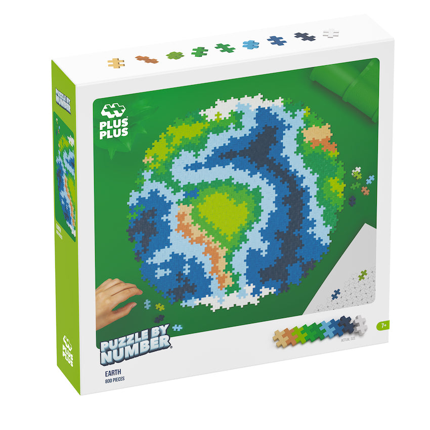  PLUS PLUS - Puzzle by Number - 800 Piece Earth