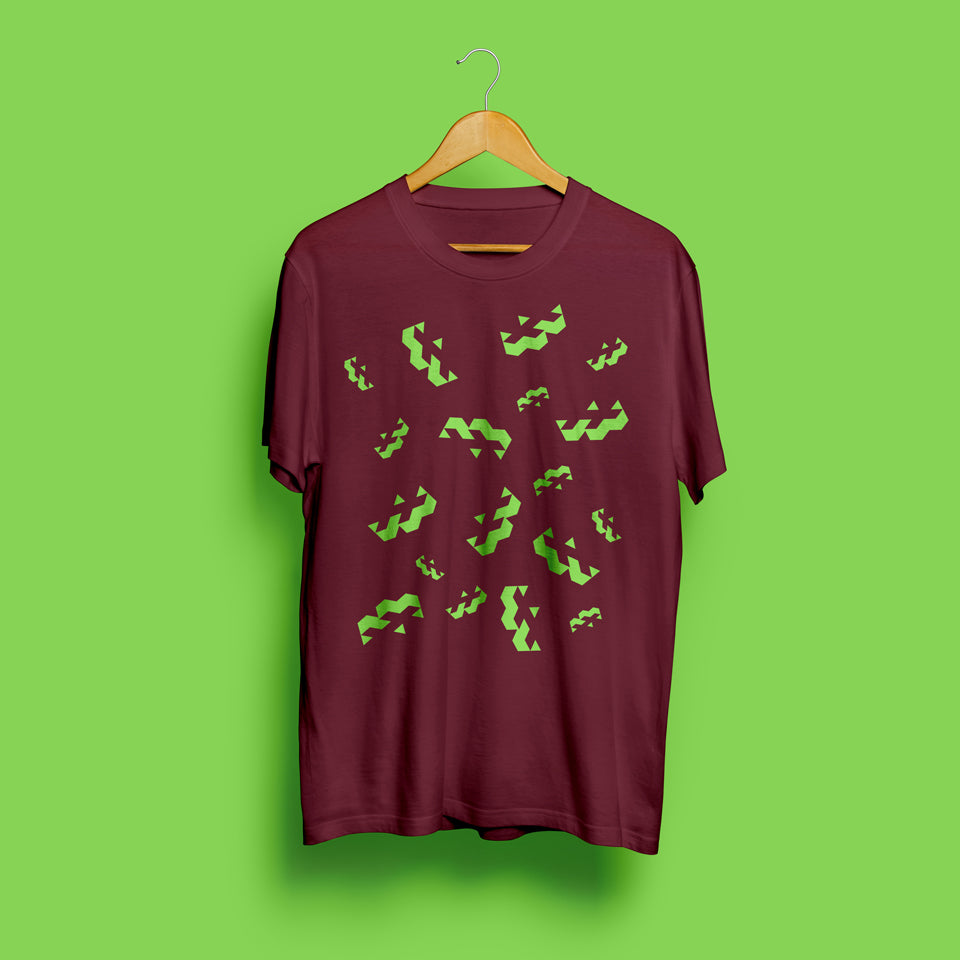Plus-Plus Burgundy T-Shirt