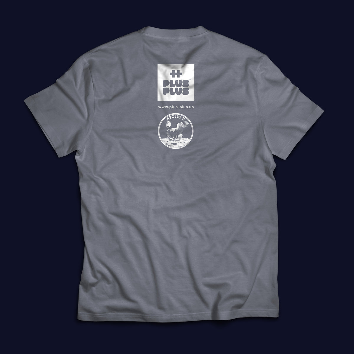 Plus-Plus Gray Moon T-Shirt