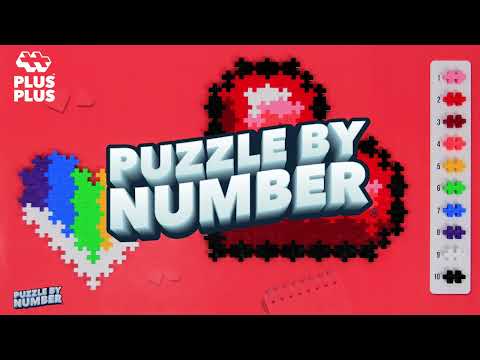 Puzzle By Number® - 250 pc Hearts – Plus-Plus USA